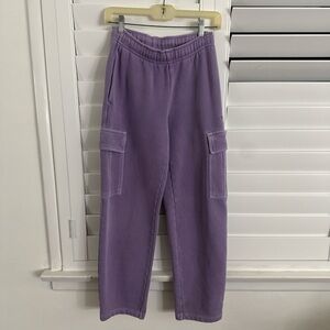 TNA Lilac Sweatfleece Pants